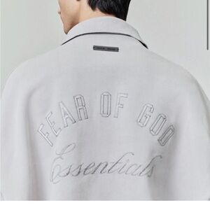 Fear of God Essentials Light Gray Sweatshirt